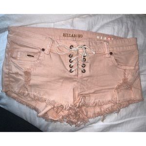 Billabong Reckless Fit Lace-up Shorts